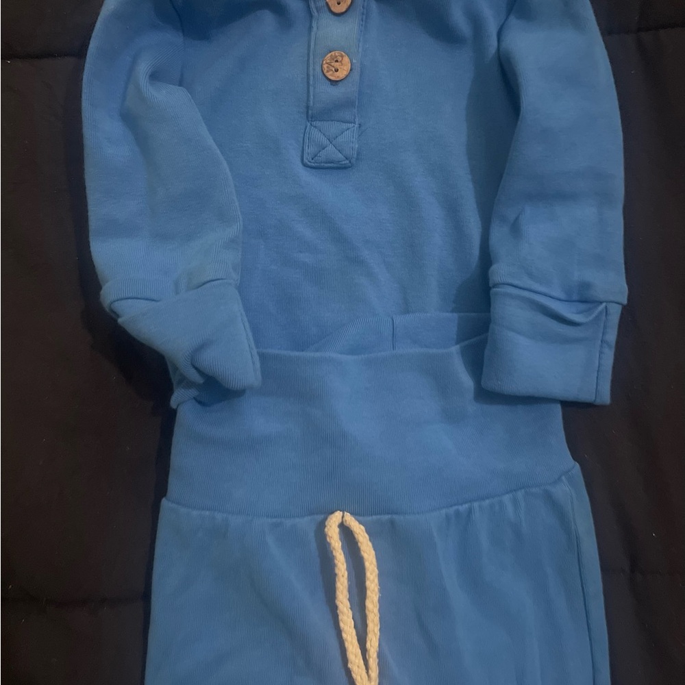 Blue Button-Up Baby joggers Little one shop